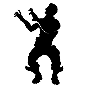 Fortnite Character Silhouette Sticker