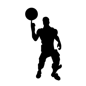 Fortnite Character Silhouette Sticker