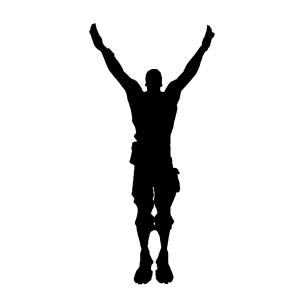 Fortnite Character Silhouette Sticker